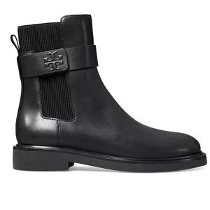 Tory Burch Double T Buckled Chelsea Boots